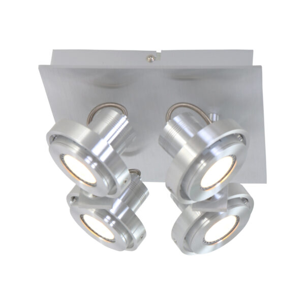 Steinhauer West Point spot - opbouw spot - draai- en kantelbaar - incl. LED - 4 lichts - staal - Image 10