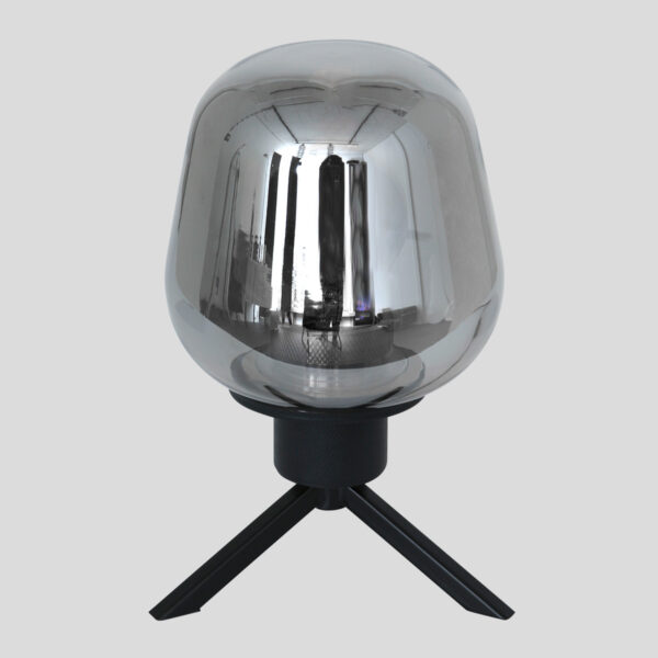 Steinhauer Reflexion tafellampje - 28cm hoog - zwart met rookglas - Image 17