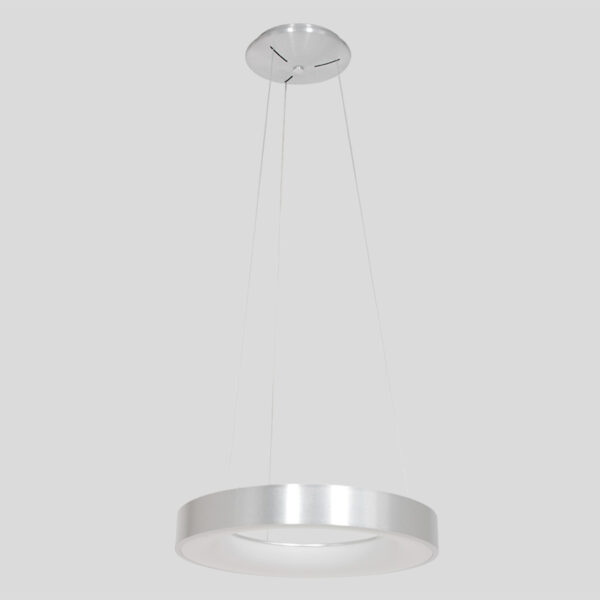 Steinhauer Ringlede hanglamp - ring - ingebouwd LED - ⌀48 cm - zilver - Image 18