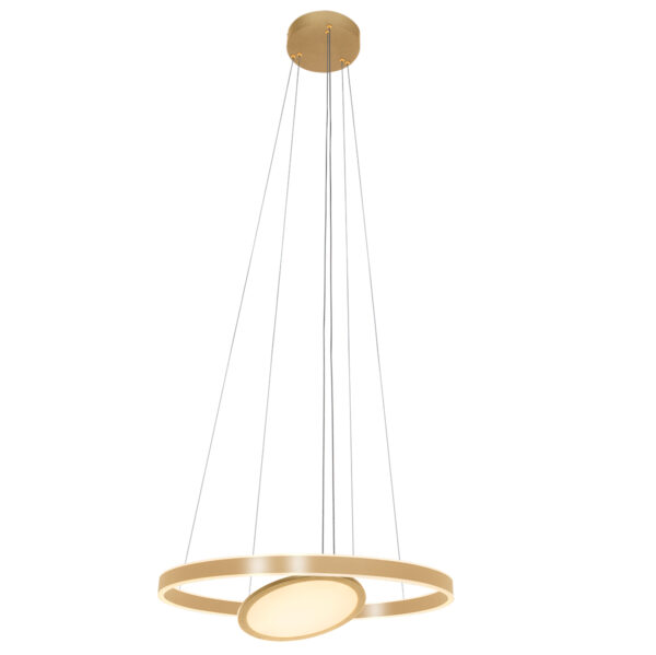 Steinhauer Ringlux hanglamp – ø 60 cm – In hoogte verstelbaar – Ingebouwd (LED) – goud - Image 19