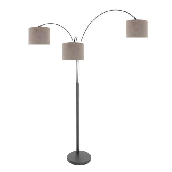Steinhauer Sparkled light vloerlamp – E27 (grote fitting) – zilver en zwart - Image 14