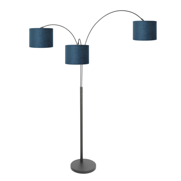 Steinhauer Sparkled light vloerlamp – E27 (grote fitting) – blauw en zwart - Image 15