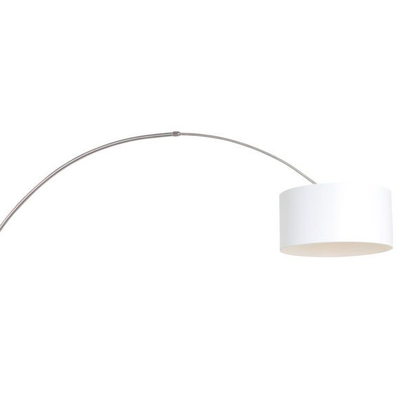Steinhauer Sparkled Light wandlamp - boog - kap ⌀40 cm - draai- en uittrekbaar - staal met wit - Image 16