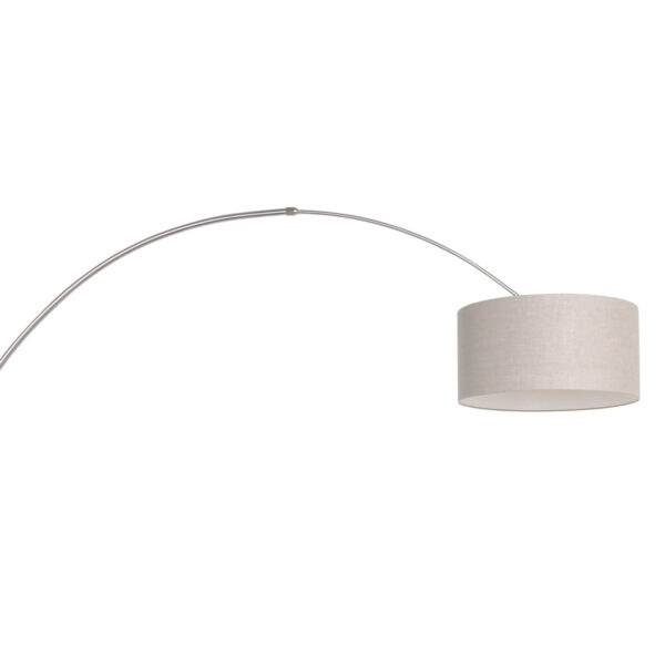 Steinhauer Sparkled Light wandlamp - boog - kap ⌀40 cm - draai- en uittrekbaar - staal met grijs - Image 16