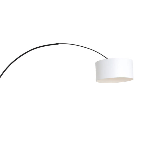 Steinhauer Sparkled Light wandlamp - boog - kap ⌀40 cm - draai- en uittrekbaar - zwart met wit - Image 16