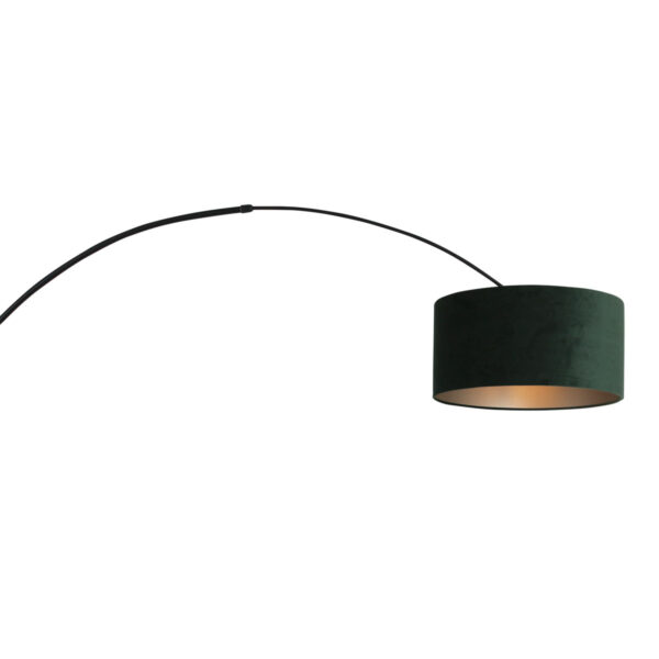 Steinhauer Sparkled Light wandlamp - boog - kap ⌀40 cm - draai- en uittrekbaar - zwart met groen - Afbeelding 16