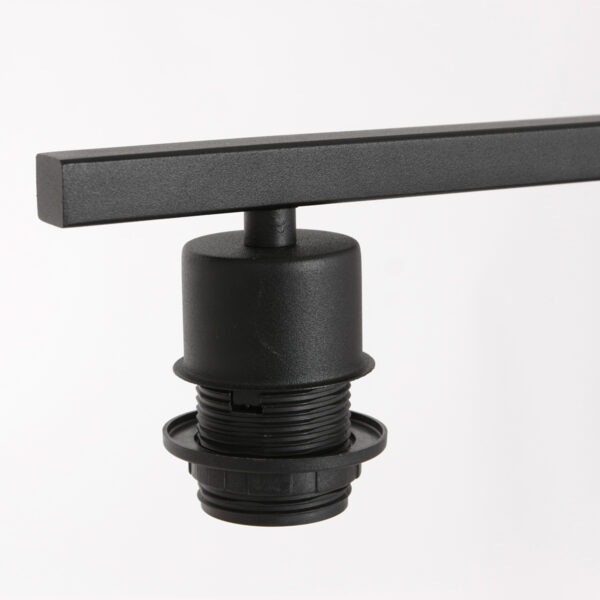 Steinhauer Stang tafellamp - 51 cm hoog - E27 - inclusief snoer - zwart met grijze kap - Image 14