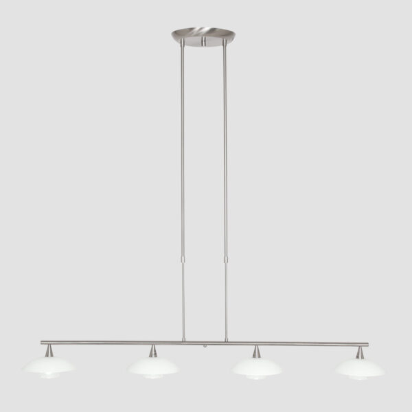 Steinhauer Tallerken hanglamp - incl. lichtbron - vierlichts - 95 cm breed - staal - Image 24