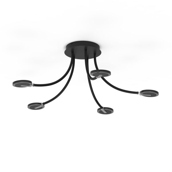 Steinhauer Turound plafonnieres – ø 91,5 cm – Ingebouwd (LED) – transparant en zwart - Image 9