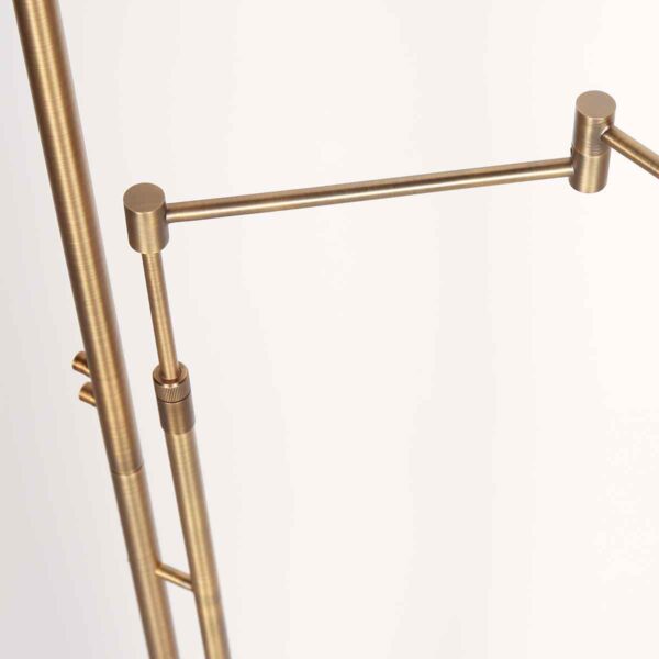 Klassieke bronzen metalen vloerlamp Steinhauer Turound - Image 20