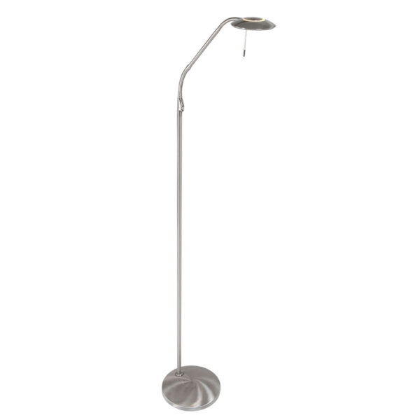 Steinhauer Zenith led vloerlamp – ø 22 cm – Ingebouwd (LED) – Staal