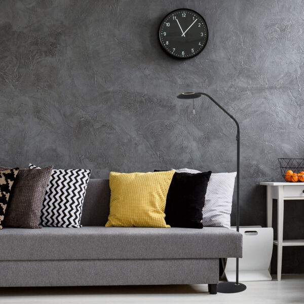 Steinhauer Zenith vloerlamp - 150 cm hoog - ingebouwd LED - dimbaar en kleurinstelbaar - draai- en kantelbaar - zwart - Image 17