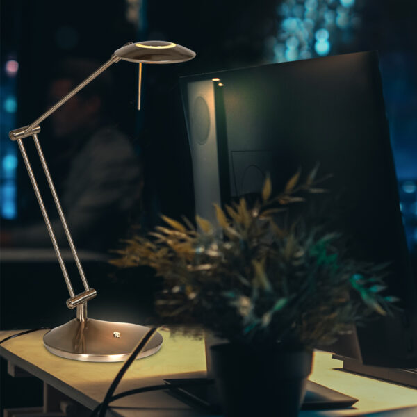 Steinhauer Zodiac bureaulamp - LED - dimbaar - verstelbaar - 30-60 cm hoog - staal - Image 17