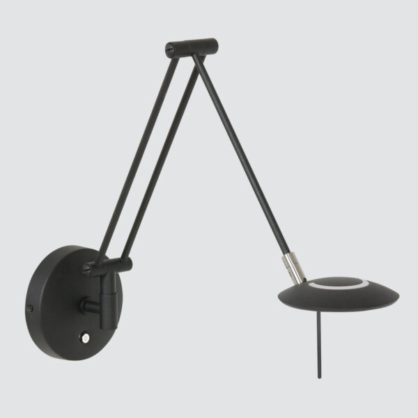 Steinhauer Zodiac LED wandlamp - knikarm - dimbaar - incl. ingebouwd LED - zwart - Image 18