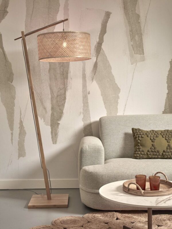 Naturel bohemien bamboe vloerlamp GOOD&MOJO Java - Image 2