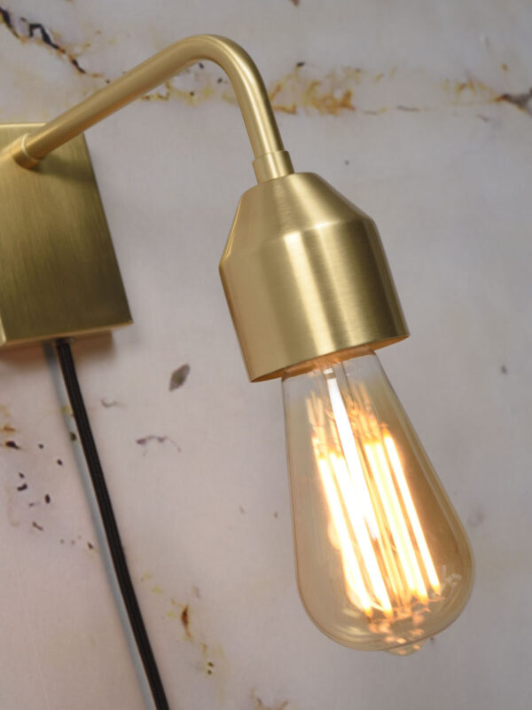 Goud metalen veelvormige wandlamp It's About RoMi Madrid - Image 3