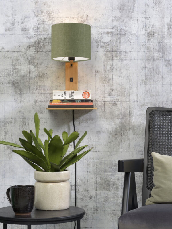 Groene plateau wandlamp naturel GOOD&MOJO Andes - Image 5
