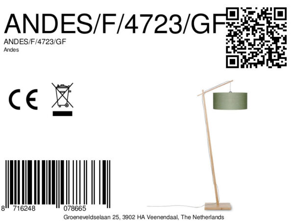 Bamboe bohemian vloerlamp groen GOOD&MOJO Andes - Image 8