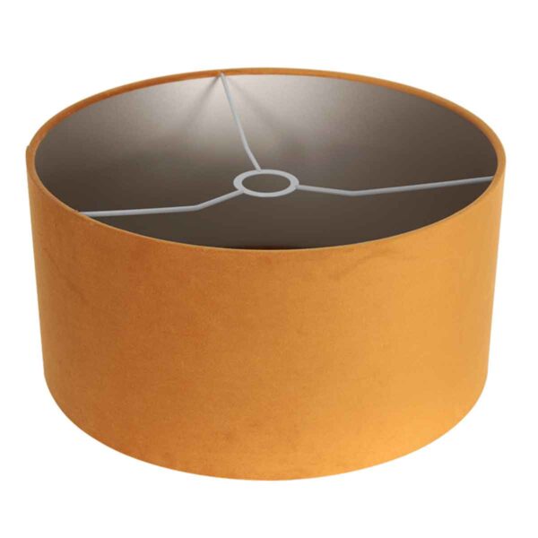 Gouden veloursstof trendy vloerlamp Steinhauer Bloeba - Image 5