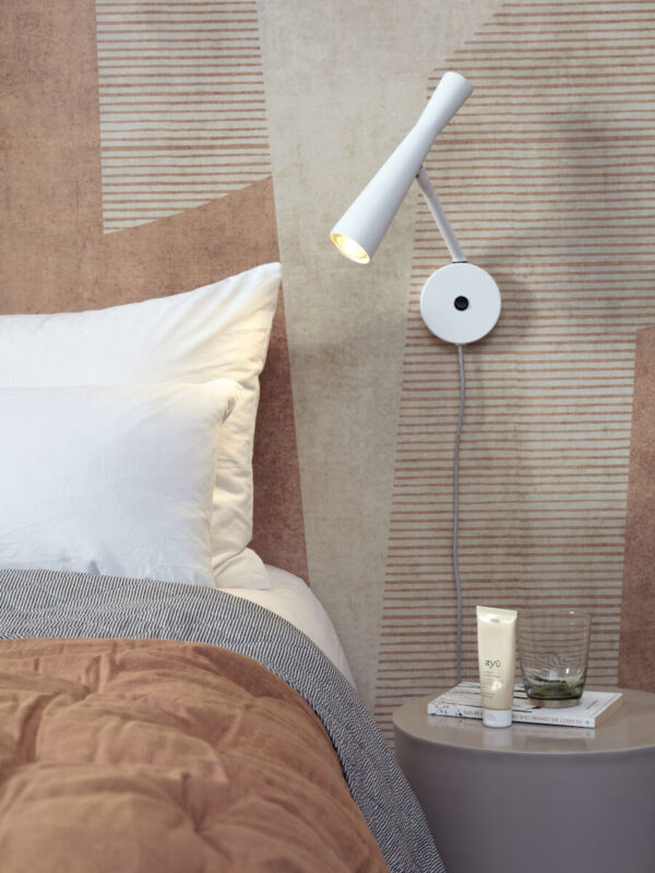 Retro wit metalen wandlamp It's About RoMi Bordeaux - Image 9