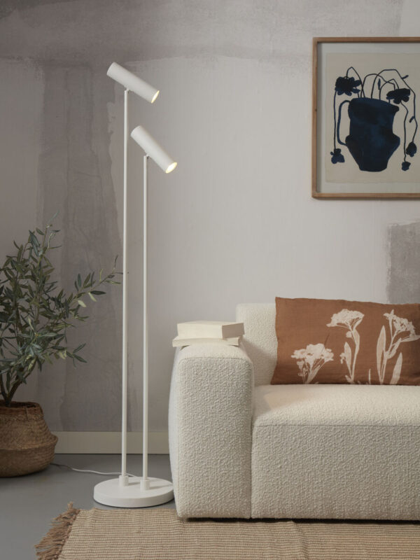 Witte retro metalen vloerlamp It's About RoMi Havana - Image 5