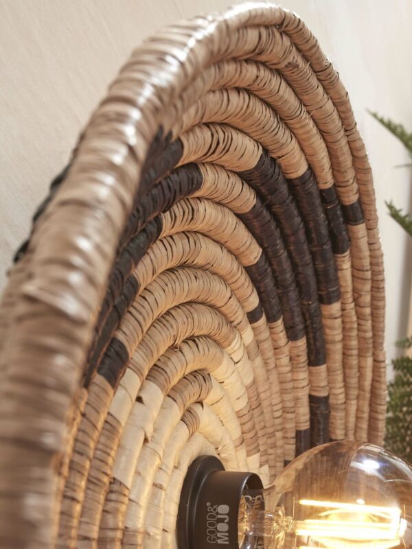 Bohemian zeegras wandlamp naturel/zwart GOOD&MOJO Andros - Image 8