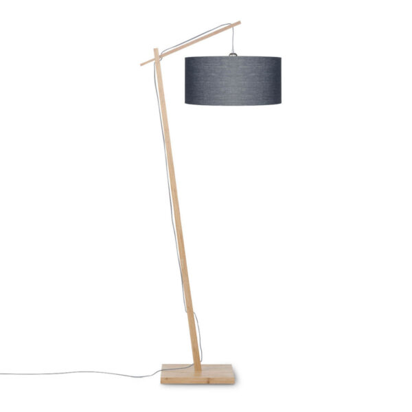 Vloerlamp bohemian grijs linnen GOOD&MOJO Andes