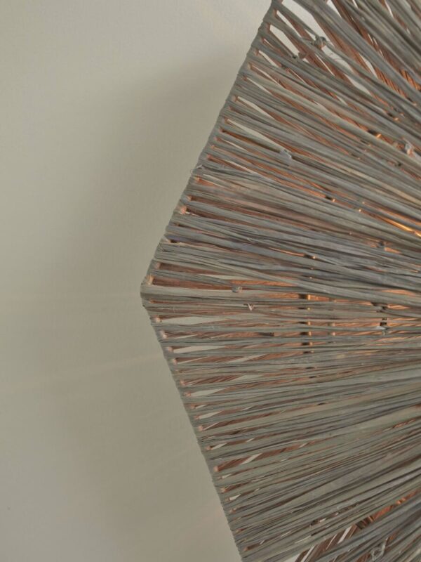 Grijze raffia plafondlamp achthoek GOOD&MOJO Panama - Image 6