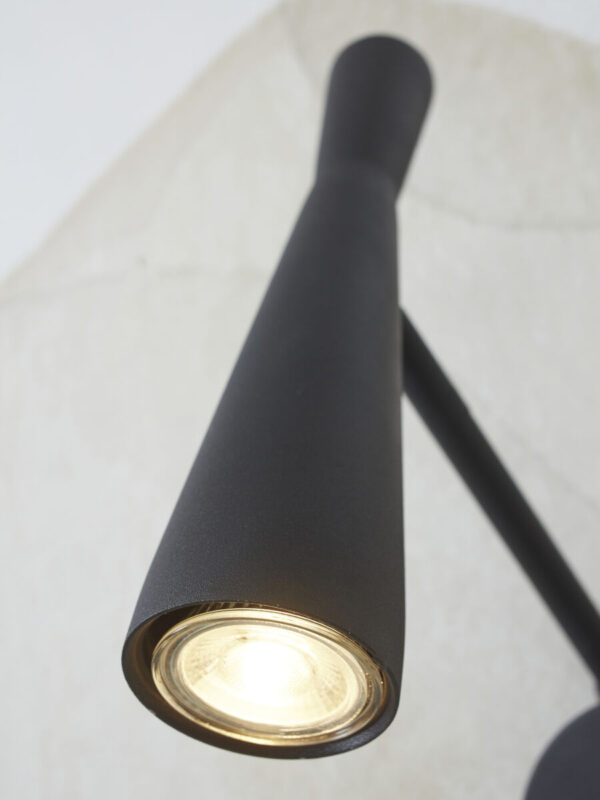 Zwarte metalen retro wandlamp It's About RoMi Bordeaux - Image 3