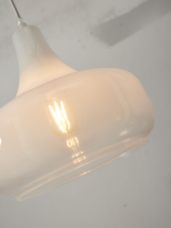 Metalen-glazen hanglamp wit Scandinavisch It's About RoMi Reykjavik - Image 6