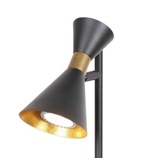 Metalen retro tafellamp zwart Anne Lighting Preto - Image 4