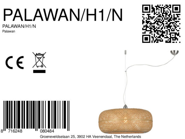 Naturel bamboe bohemian hanglamp GOOD&MOJO Palawan - Image 10