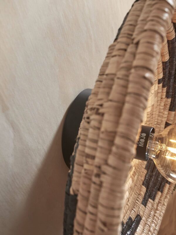 Bohemian zeegras wandlamp naturel/zwart GOOD&MOJO Andros - Image 9