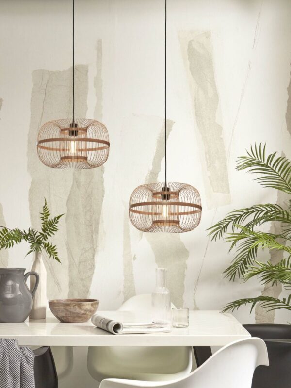 Hanglamp bamboe naturel oosters GOOD&MOJO Hokkaido - Image 5