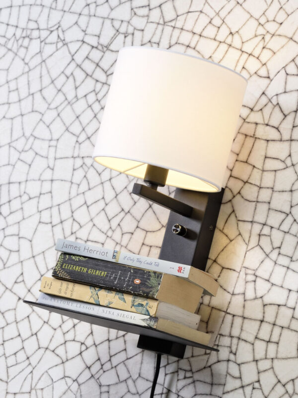 Zwarte wandlamp plateau It's About RoMi Florence - Image 4
