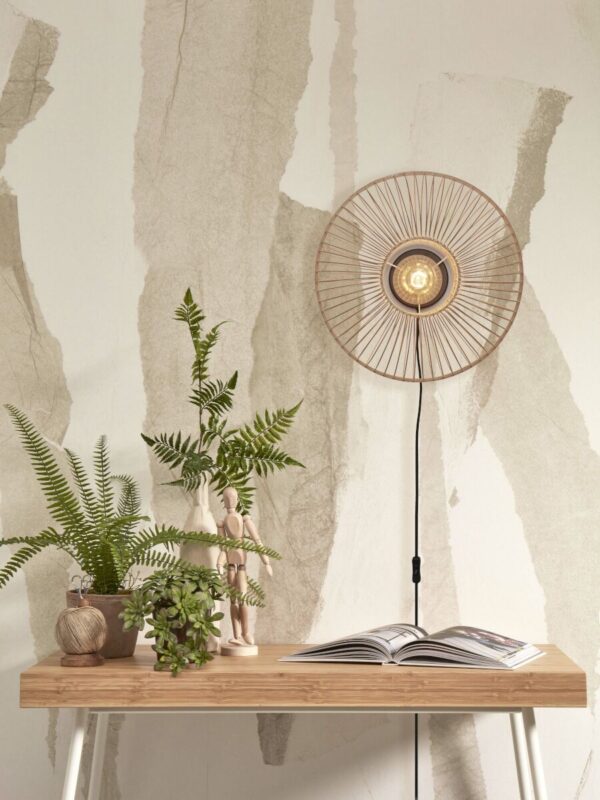 Bamboe naturel oosterse wandlamp GOOD&MOJO Hokkaido - Image 5