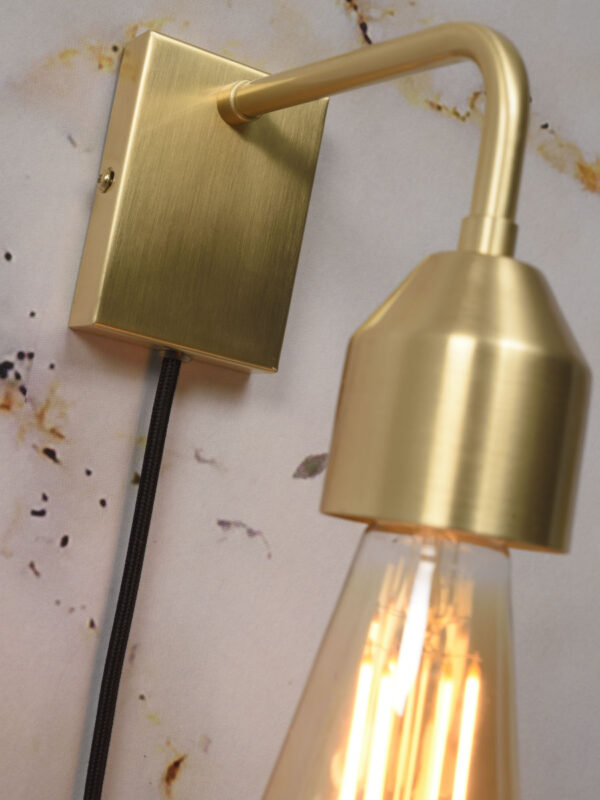 Goud metalen veelvormige wandlamp It's About RoMi Madrid - Image 4
