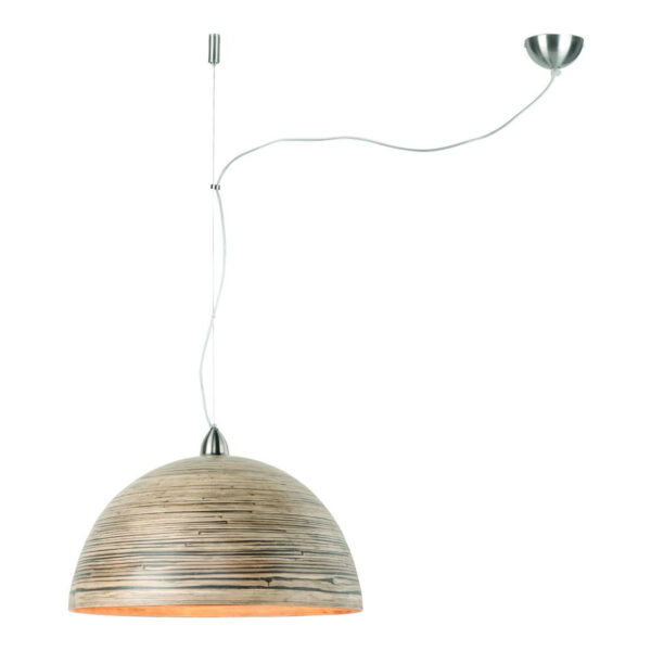 Landelijke bamboe hanglamp grijs GOOD&MOJO Halong