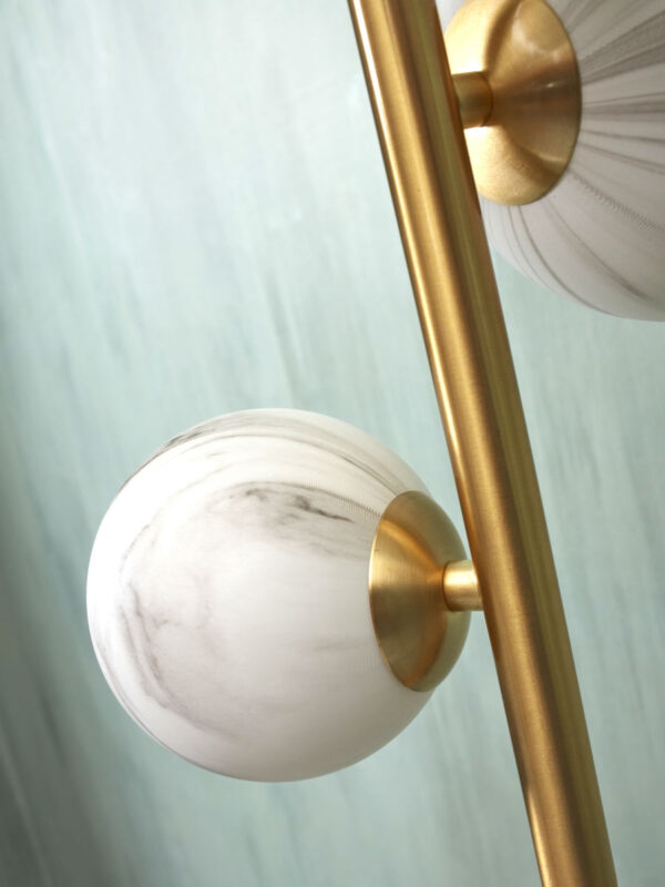 Goudkleurige vloerlamp 3-dessinbol It's About RoMi Carrara - Image 6