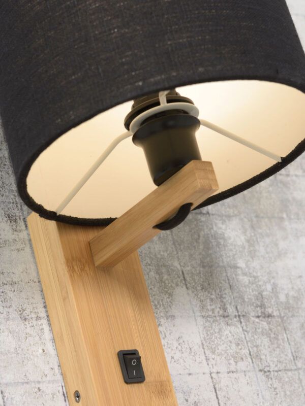 Witte plateau wandlamp naturel GOOD&MOJO Andes - Image 3