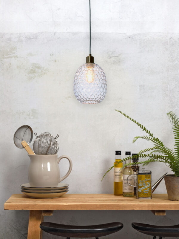 Klassieke groene hanglamp glas metaal It's About RoMi Venice - Image 12