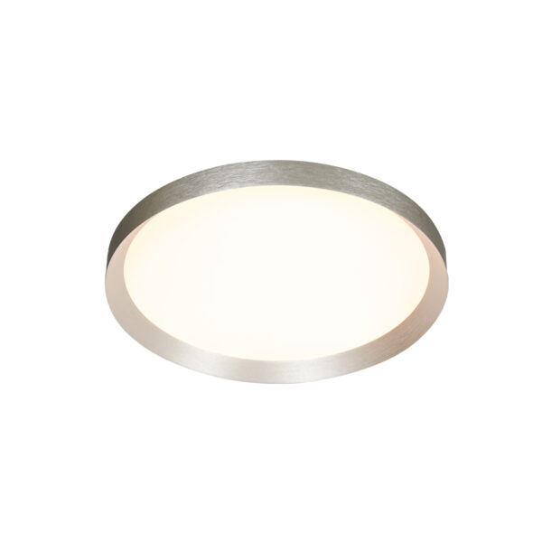 Ronde staalkleurige plafondlamp Steinhauer Flady - Image 7