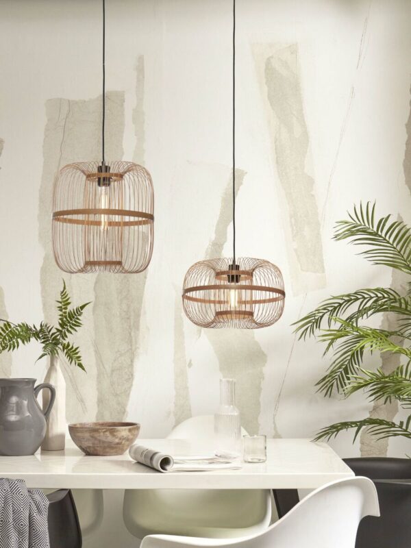 Hanglamp naturel oosters metaal bamboe GOOD&MOJO Hokkaido - Image 8