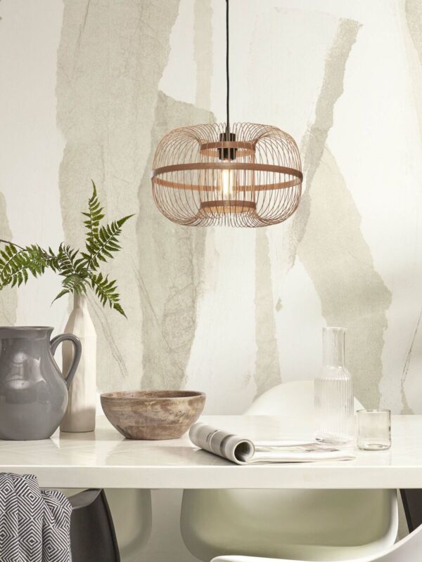 Hanglamp bamboe naturel oosters GOOD&MOJO Hokkaido - Image 2