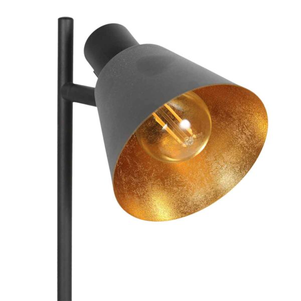 Metalen retro zwarte tafellamp Mexlite Oeroe - Image 4