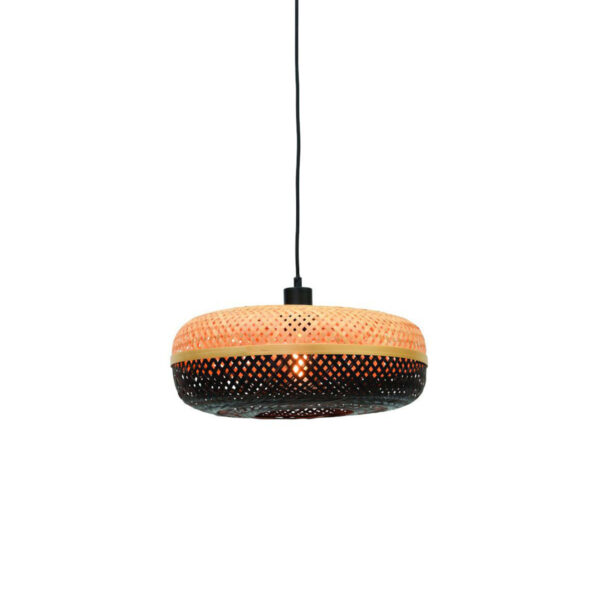 Bamboe hanglamp bohemian zwart GOOD&MOJO Palawan