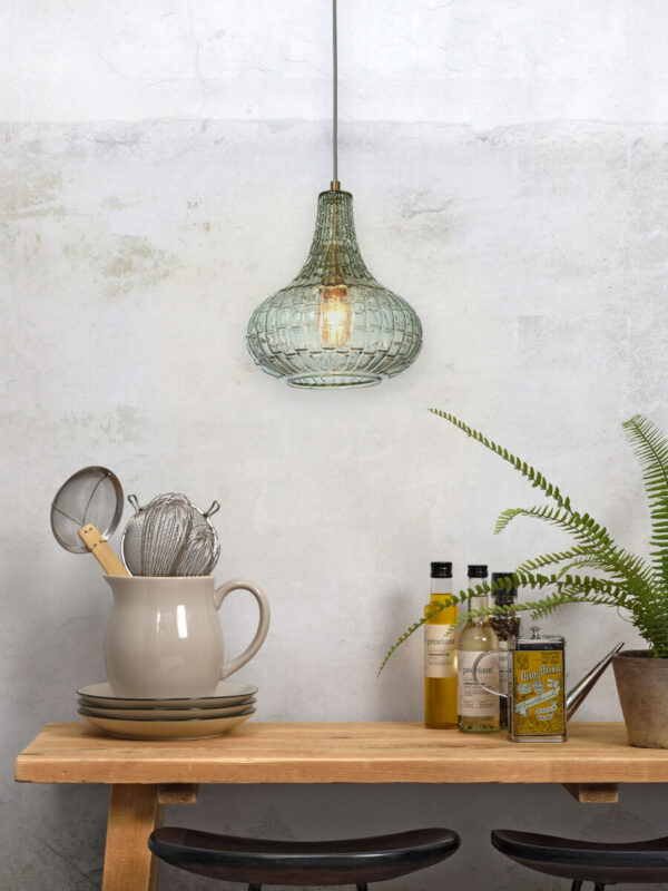 Groene klassieke glazen hanglamp It's About RoMi Venice - Image 12