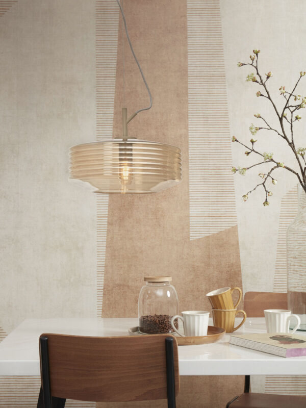 Naturel glazen hanglamp klassiek It's About RoMi Verona - Image 8