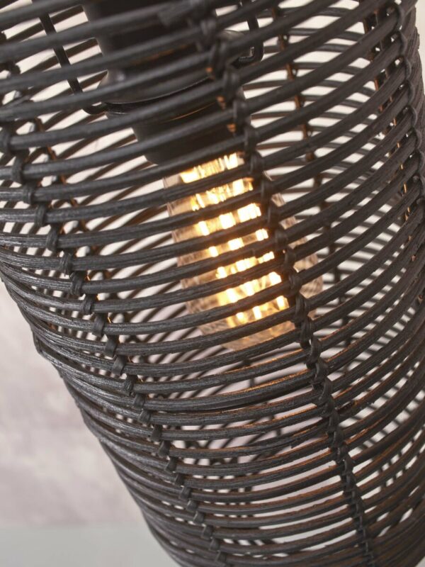 Zwarte boheemse rotan hanglamp GOOD&MOJO Tanami - Image 7