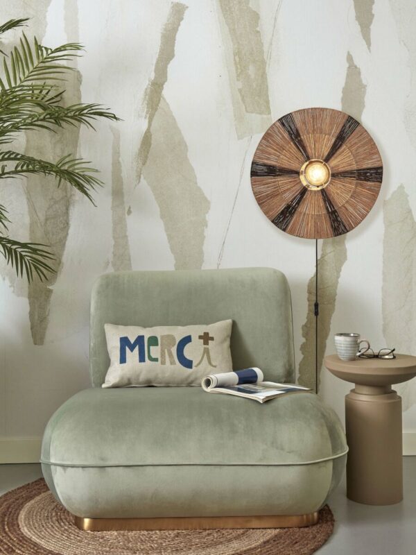 Zwart naturel bohemian ronde wandlamp GOOD&MOJO Iguazu - Image 2